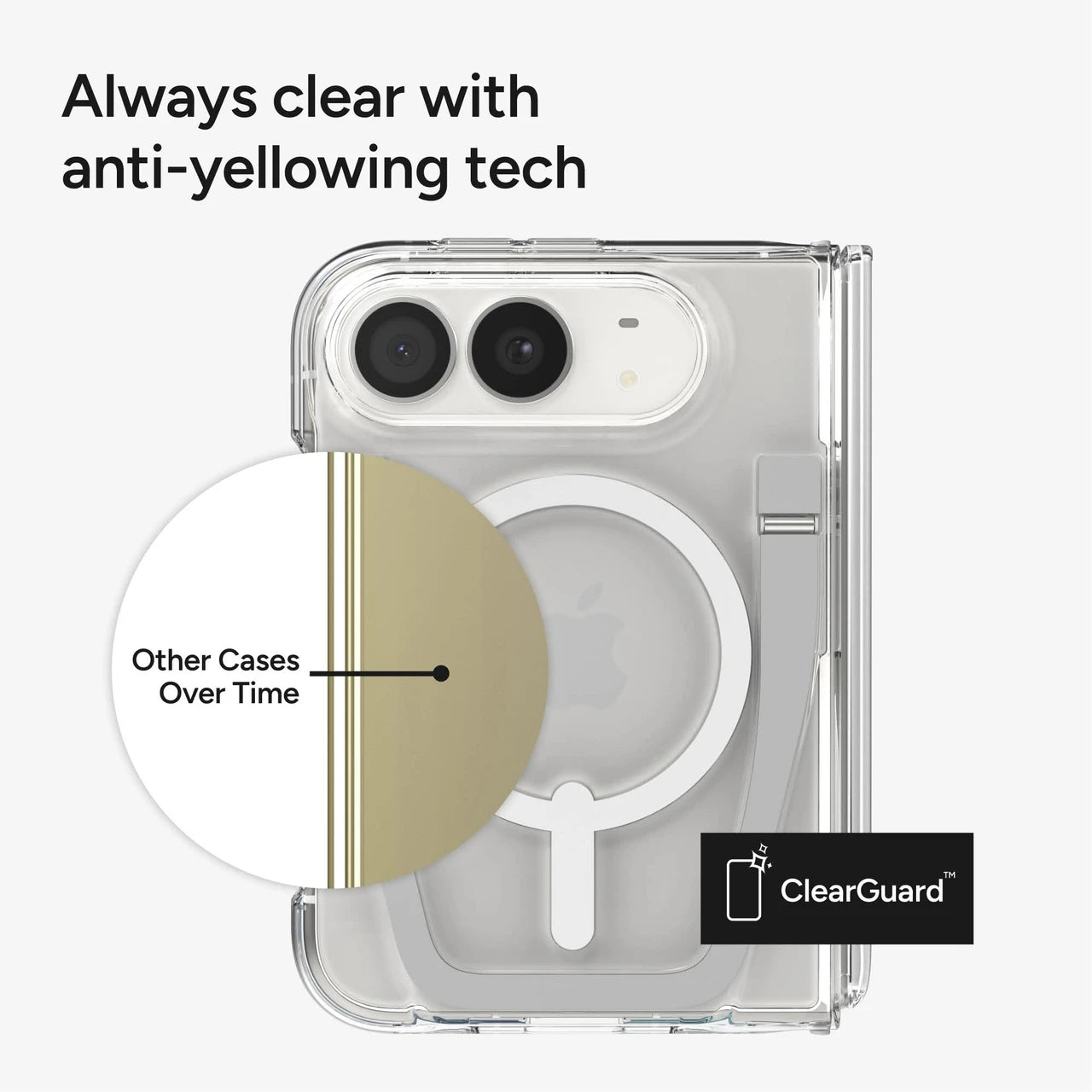 Zagg Crystal Palace Case with Kickstand for iPhone Duo -  Clear
