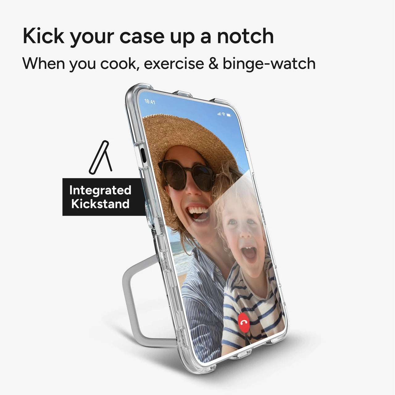 Zagg Crystal Palace Case with Kickstand for iPhone Duo -  Clear