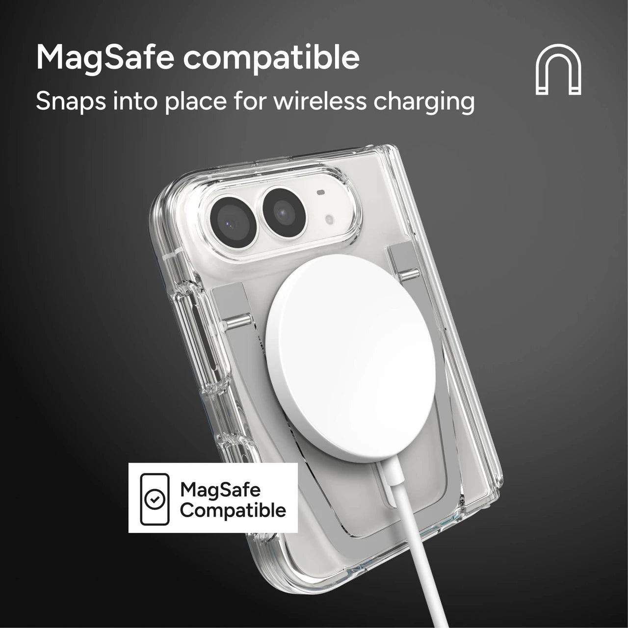 Zagg Crystal Palace Case with Kickstand for iPhone Duo -  Clear