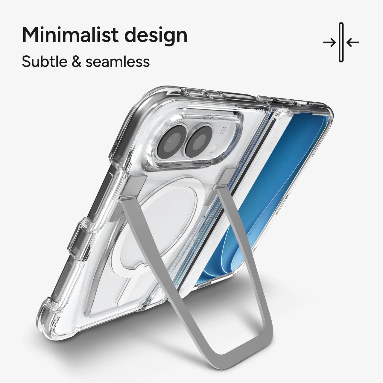 Zagg Crystal Palace Case with Kickstand for iPhone Duo -  Clear