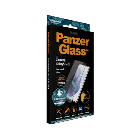 PanzerGlass Glass Screen Guard Samsung S21 PLUS 5G 6.7 inch Black