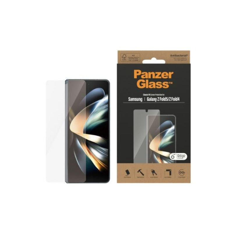 PanzerGlass Front Glass Screen Protector for Samsung Galaxy Z Fold 5 / Z Fold 4  - Clear