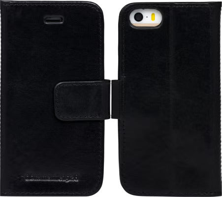 Dbramante1928 Copenhagen Plus Leather Folio Case iPhone SE 1st gen / 5s / 5 Black