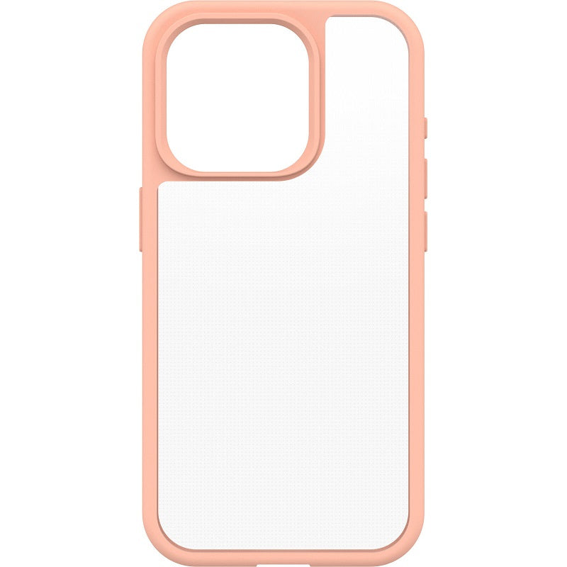 OtterBox React iPhone 15 Pro 6.1 Case Clear/Peach