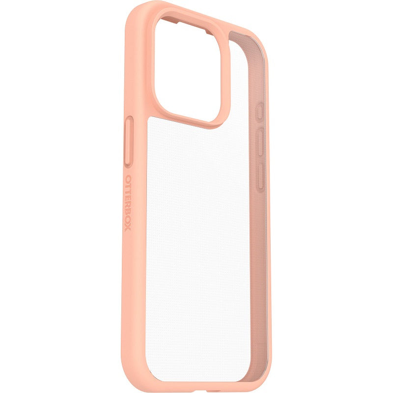 OtterBox React iPhone 15 Pro 6.1 Case Clear/Peach
