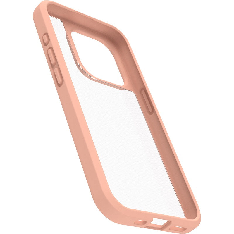 OtterBox React iPhone 15 Pro 6.1 Case Clear/Peach