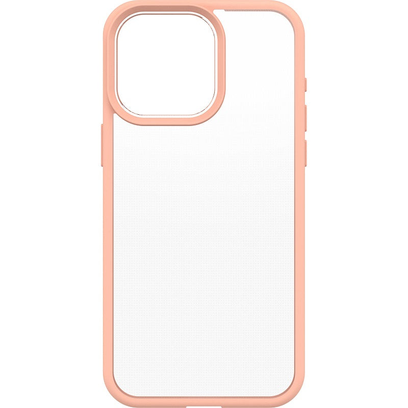 OtterBox React iPhone 15 Pro Max 6.7 Case Clear/Peach