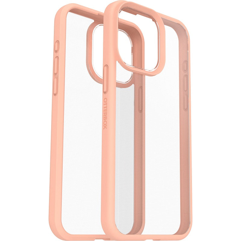 OtterBox React iPhone 15 Pro Max 6.7 Case Clear/Peach