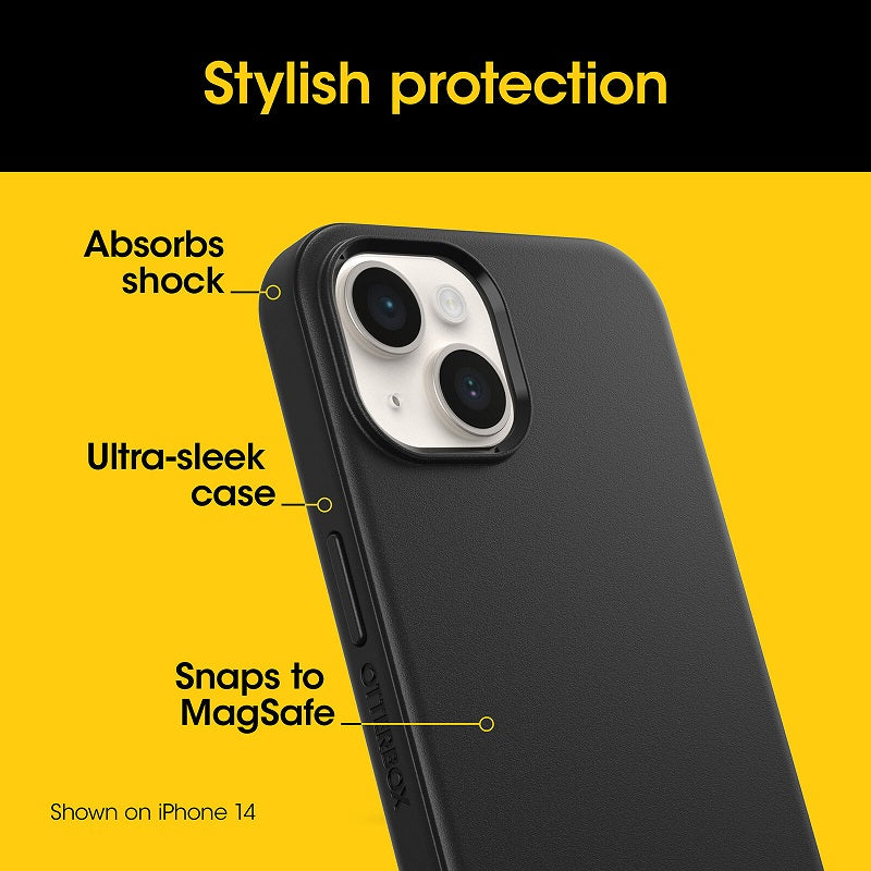 OtterBox Symmetry+ MagSafe iPhone 15 Pro 6.1 Case Sunstone