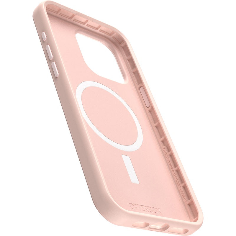 OtterBox Symmetry+ MagSafe iPhone 15 Pro Max 6.7 Case Ballet Shoes Rose