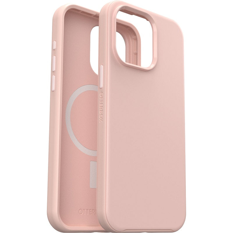 OtterBox Symmetry+ MagSafe iPhone 15 Pro Max 6.7 Case Ballet Shoes Rose