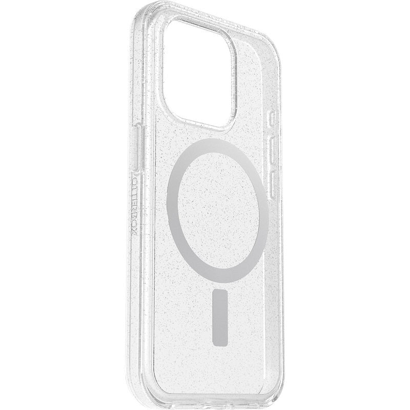 OtterBox Symmetry+ Clear MagSafe iPhone 15 Pro 6.1 Case Stardust Clear