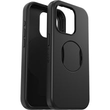 Load image into Gallery viewer, OtterBox OtterGrip Symmetry MagSafe iPhone 15 Pro 6.1 Case Black