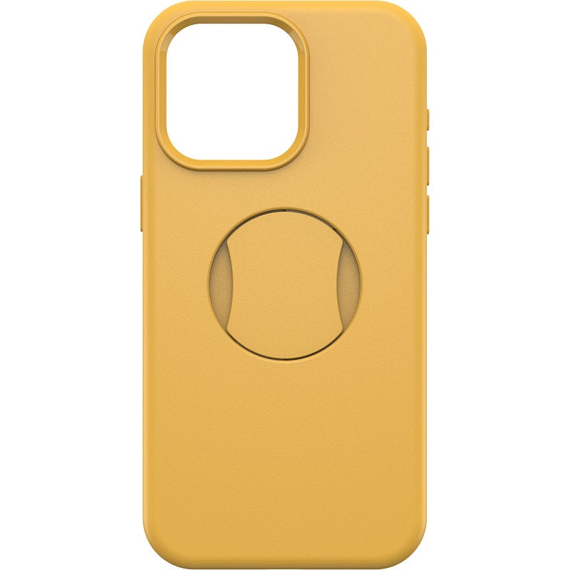 OtterBox OtterGrip Symmetry MagSafe iPhone 15 Pro Max 6.7 Case Aspen Gleam Yellow