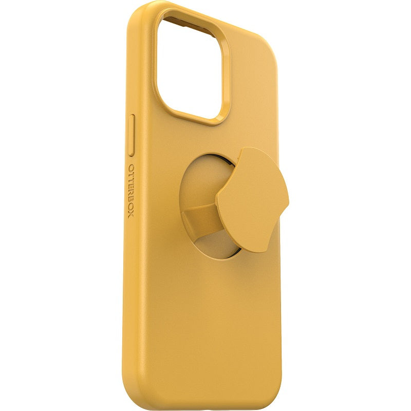 OtterBox OtterGrip Symmetry MagSafe iPhone 15 Pro Max 6.7 Case Aspen Gleam Yellow