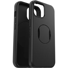 Load image into Gallery viewer, OtterBox OtterGrip Symmetry MagSafe iPhone 15 Standard 6.1 Case Black