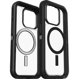 OtterBox Defender XT Clear MagSafe iPhone 15 Pro 6.1 Case Clear/Black