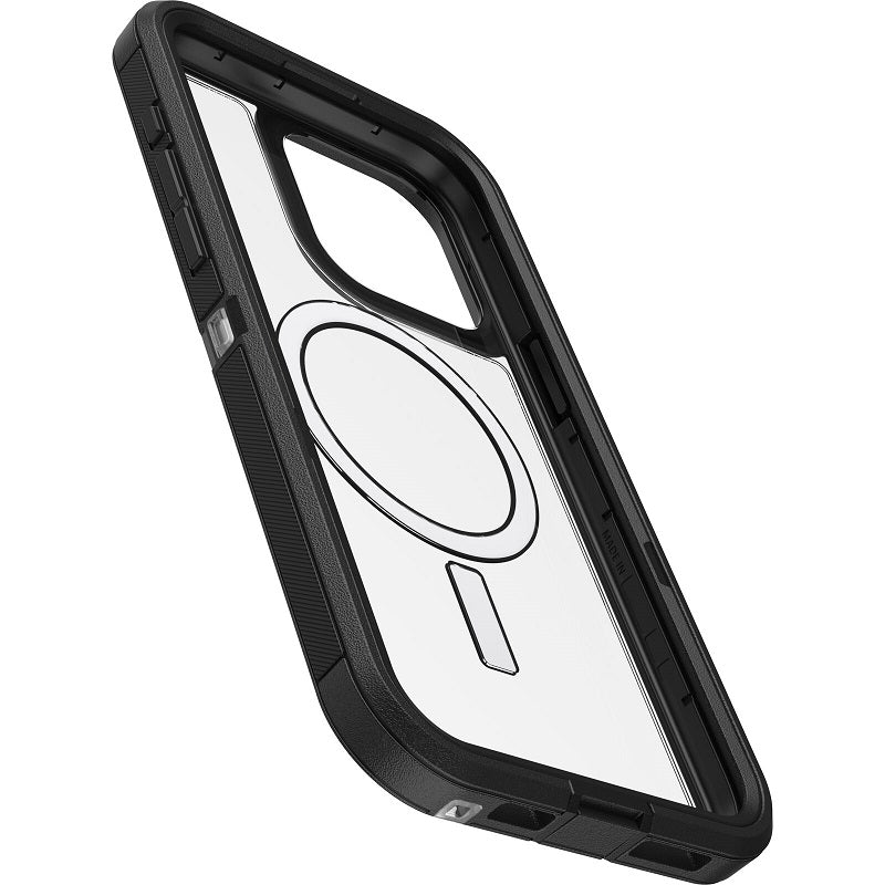 OtterBox Defender XT Clear MagSafe iPhone 15 Pro Max 6.7 Case Clear/Black