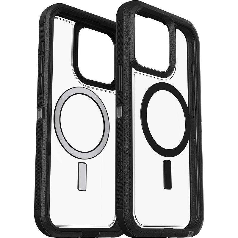 OtterBox Defender XT Clear MagSafe iPhone 15 Pro Max 6.7 Case Clear/Black