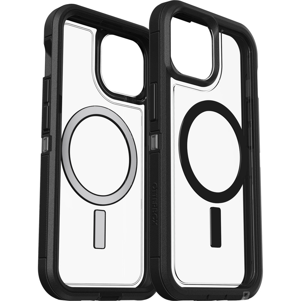 OtterBox Defender XT Clear MagSafe iPhone 15 Standard 6.1 Case Clear/Black
