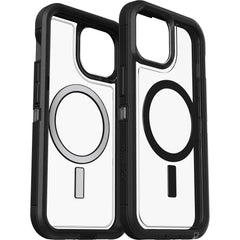 OtterBox Defender XT Clear MagSafe iPhone 16e / 15 / 14 / 13 6.1 Case Clear/Black
