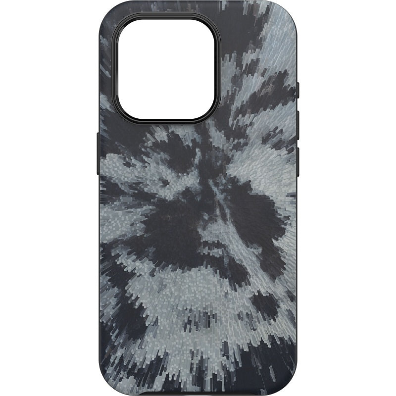 OtterBox Symmetry+ MagSafe iPhone 15 Pro 6.1 Case Burnout Sky Black/Grey