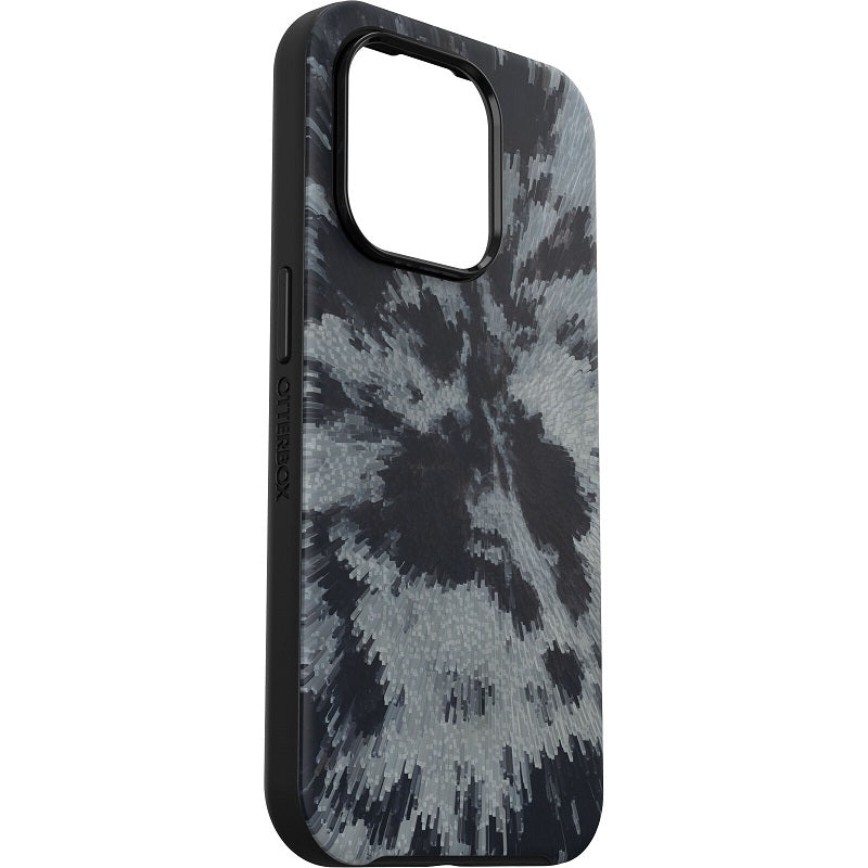 OtterBox Symmetry+ MagSafe iPhone 15 Pro 6.1 Case Burnout Sky Black/Grey