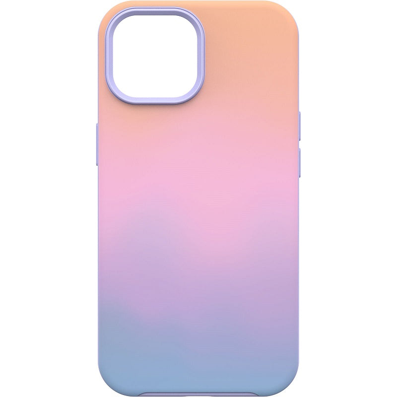 OtterBox Symmetry+ MagSafe iPhone 15 Standard 6.1 Case Soft Sunset Ombre
