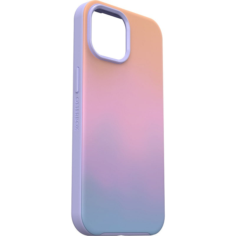OtterBox Symmetry+ MagSafe iPhone 15 Standard 6.1 Case Soft Sunset Ombre
