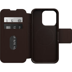 OtterBox Strada MagSafe iPhone 15 Pro 6.1 Case Espresso Brown