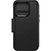 Load image into Gallery viewer, OtterBox Strada MagSafe iPhone 15 Pro 6.1 Case Shadow Black