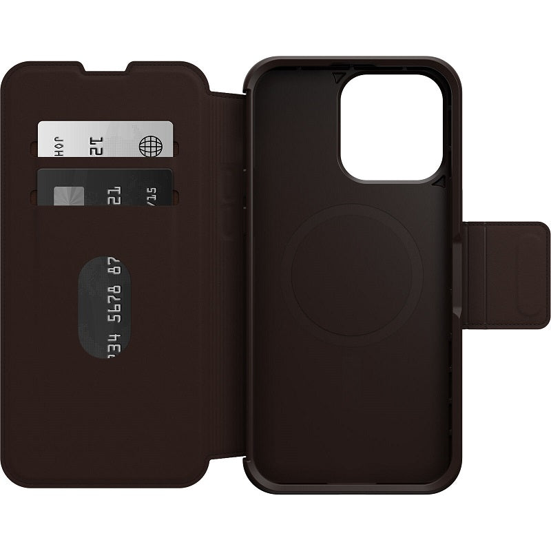 OtterBox Strada MagSafe iPhone 15 Pro Max 6.7 Case Espresso Brown