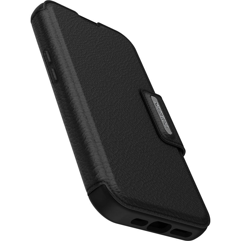 OtterBox Strada MagSafe iPhone 15 Standard 6.1 Case Shadow Black