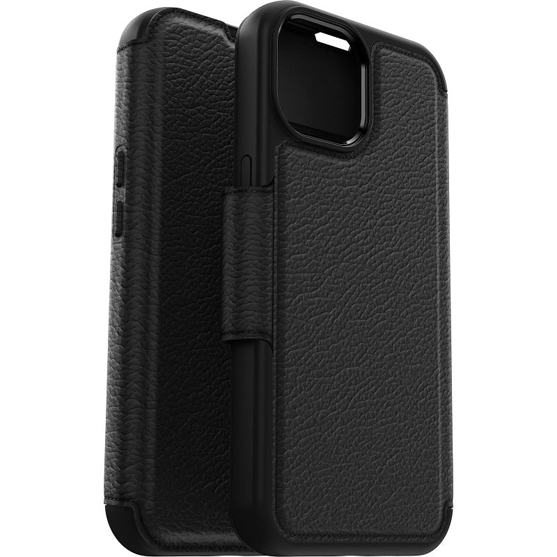 OtterBox Strada MagSafe iPhone 15 Standard 6.1 Case Shadow Black