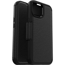 Load image into Gallery viewer, OtterBox Strada MagSafe iPhone 15 Standard 6.1 Case Shadow Black
