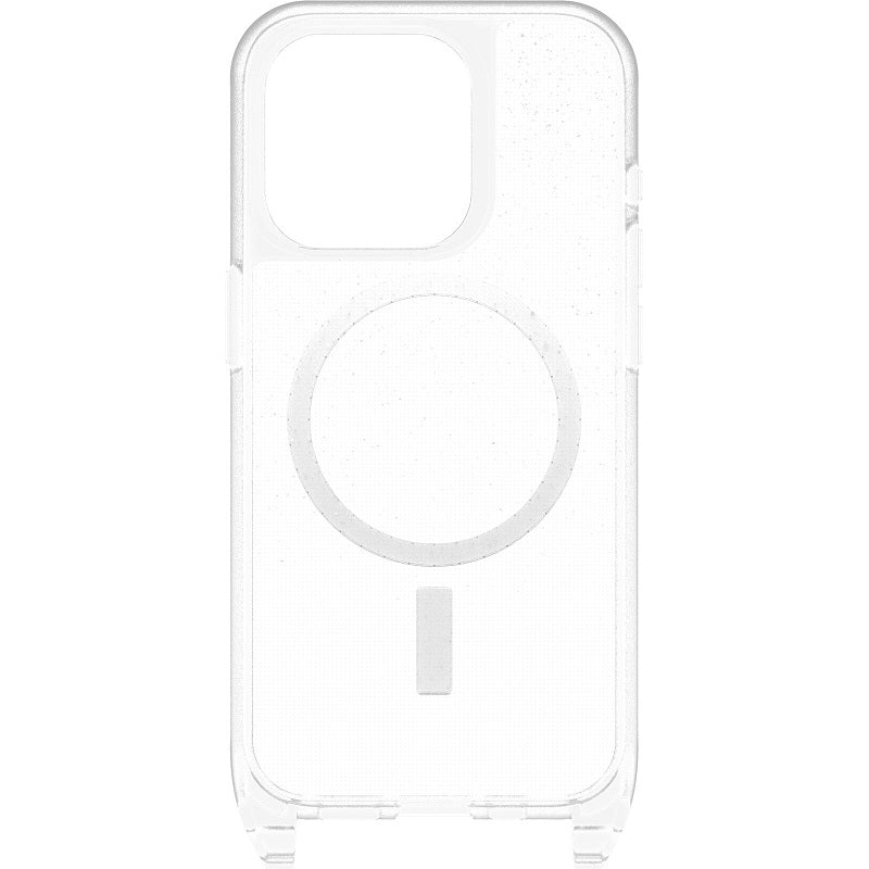 OtterBox React Necklace MagSafe iPhone 15 Pro 6.1 Case Stardust Clear