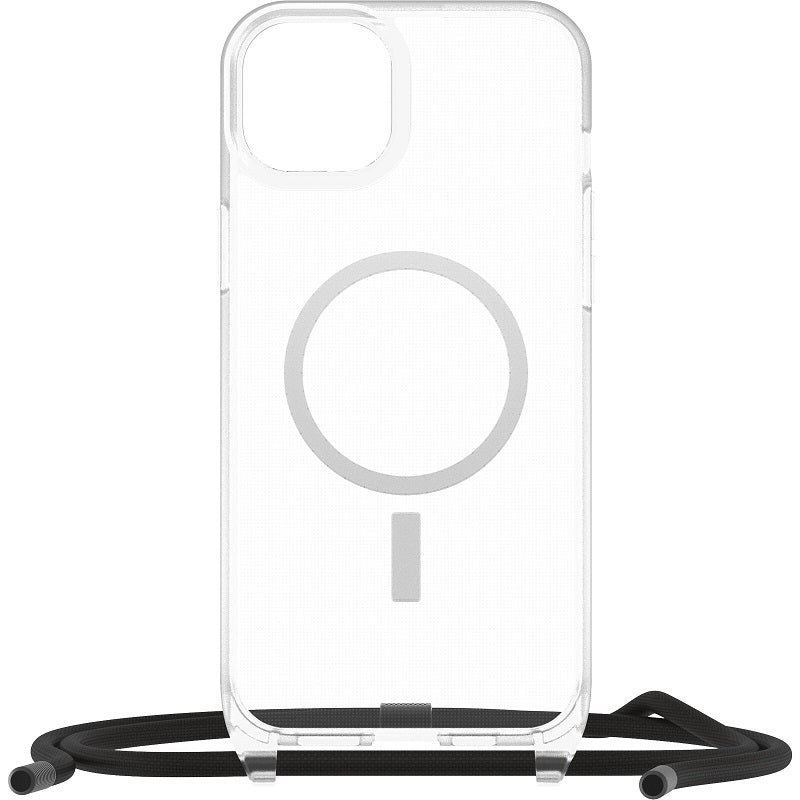 OtterBox React Necklace MagSafe iPhone 15 Plus 6.7 Case Clear