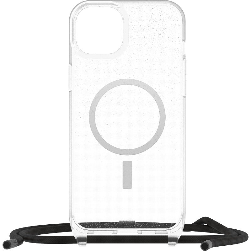 OtterBox React Necklace MagSafe iPhone 15 Plus 6.7 Case Stardust Clear