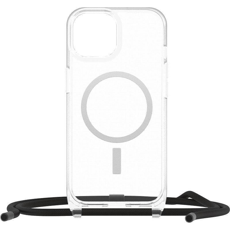 OtterBox React Necklace MagSafe iPhone 15 Standard 6.1 Case Clear