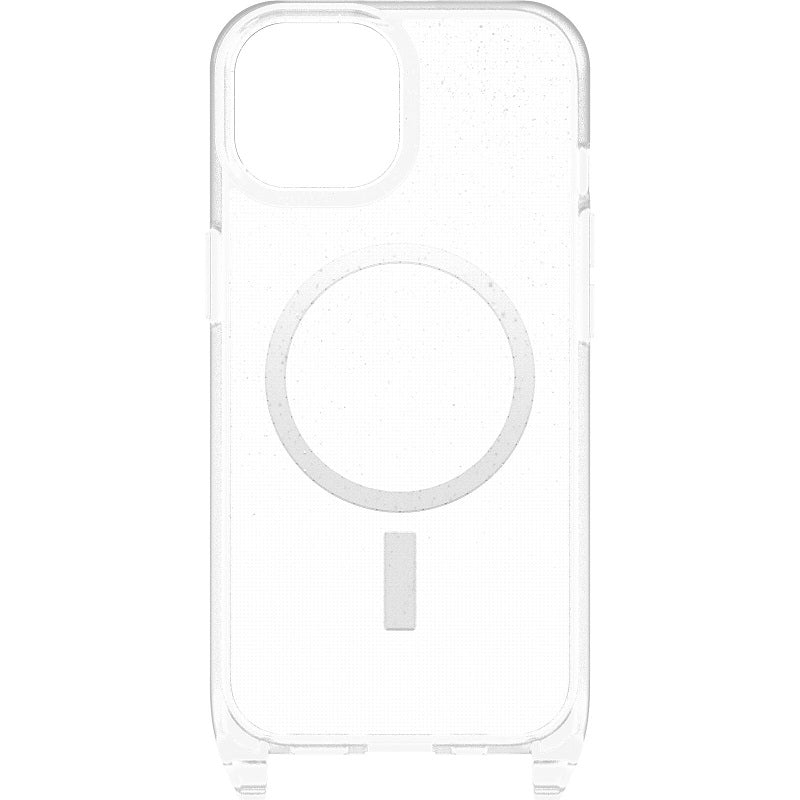 OtterBox React Necklace MagSafe iPhone 15 Standard 6.1 Case Stardust Clear