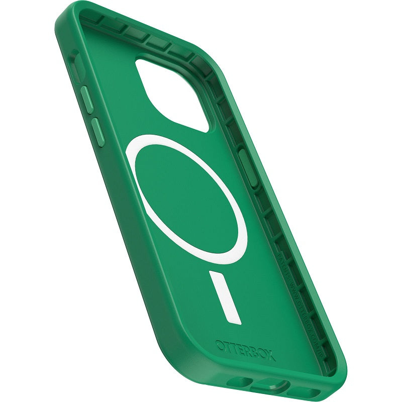 OtterBox Symmetry+ MagSafe iPhone 15 Standard 6.1 Case Green Juice
