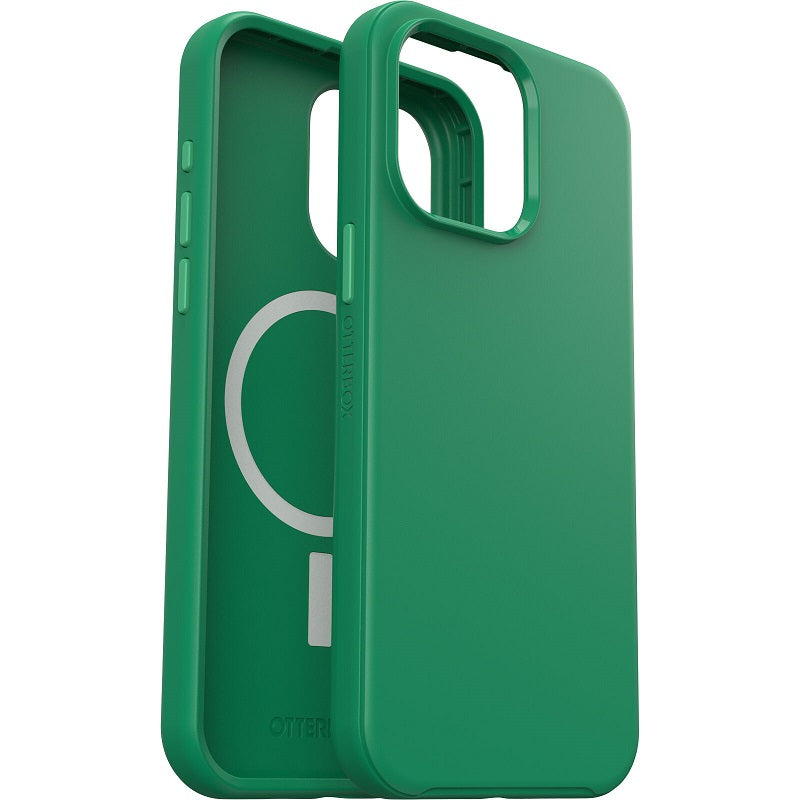 OtterBox Symmetry+ MagSafe iPhone 15 Pro Max 6.7 Case Green Juice