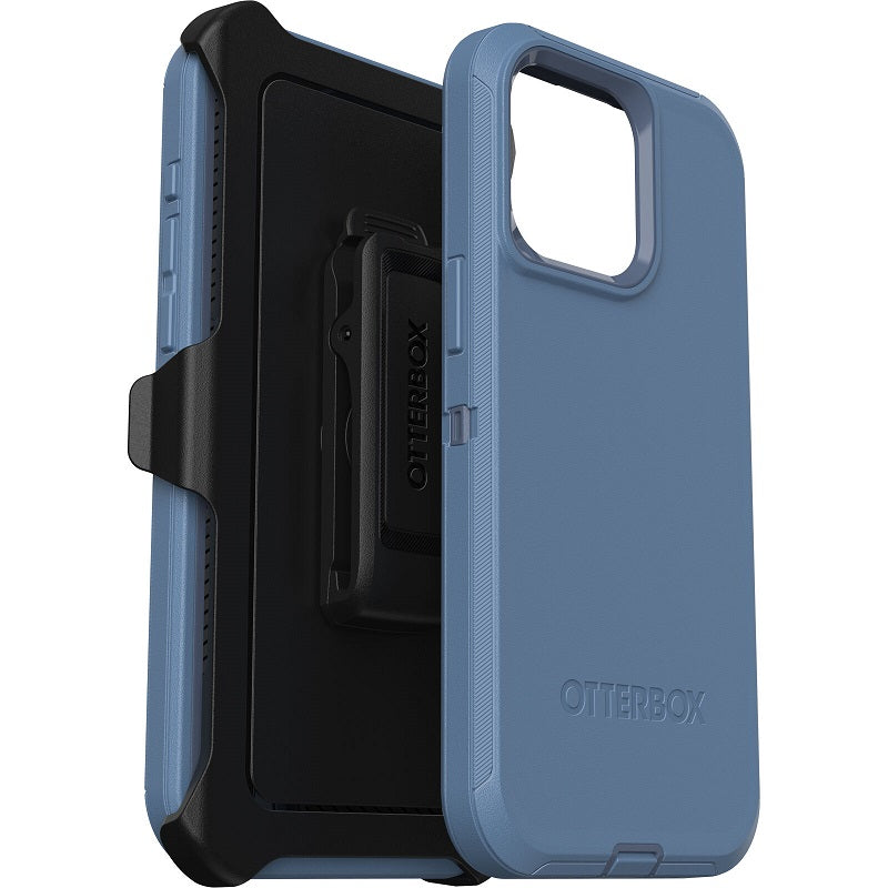 OtterBox Defender iPhone 15 Pro Max 6.7 Case Baby Blue Jeans