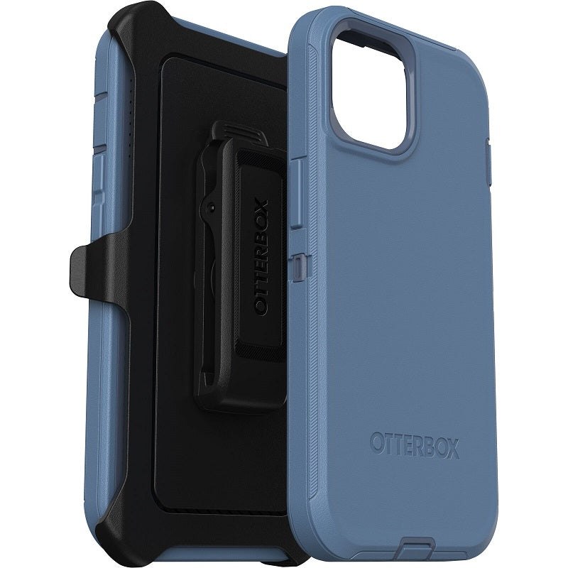 OtterBox Defender iPhone 15 / 14 / 13 Standard 6.1 Case - Baby Blue Jeans
