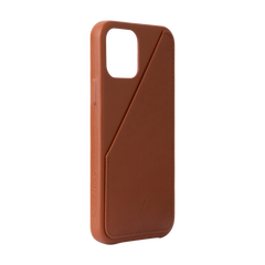 Native Union Clic Card Leather Case For iPhone 12 / 12 Pro - Tan - Mac Addict