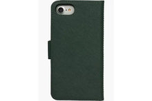 Load image into Gallery viewer, Dbramante1928 New York Leather Folio Case iPhone SE 3rd / 2nd / 8 / 7 Evergreen - BONUS Screen Protector