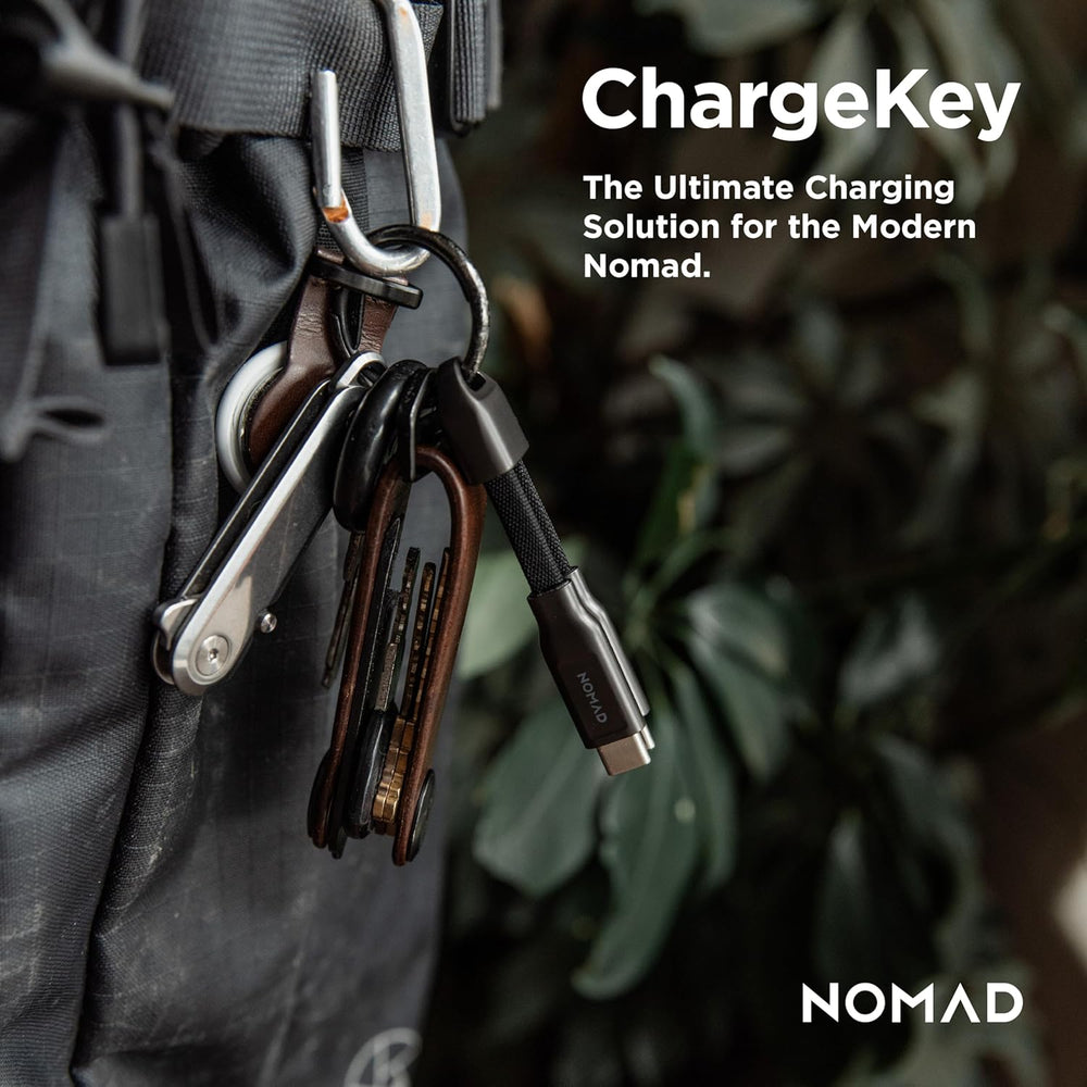 Nomad ChargeKey with Keychain and pocket tools