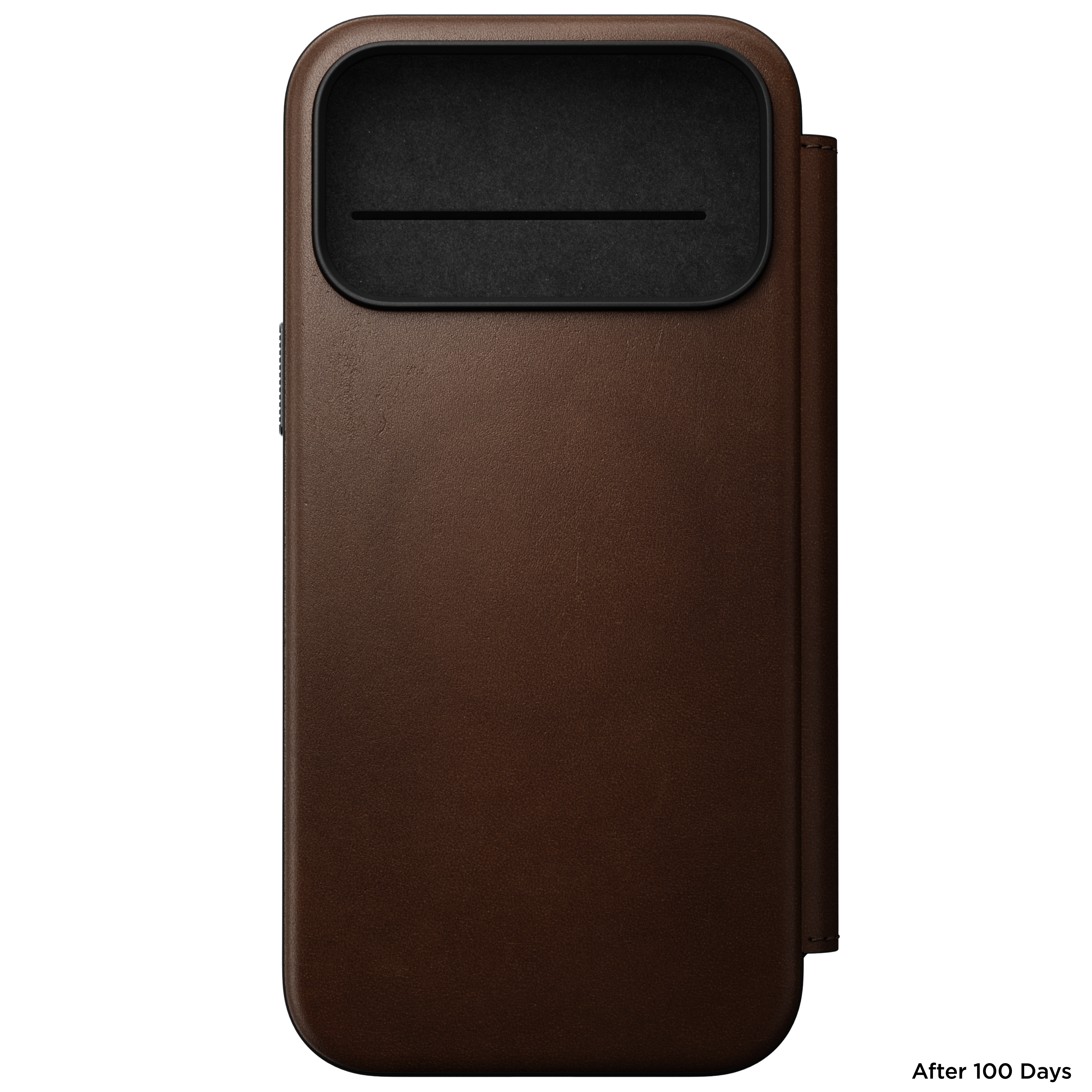 Modern Leather Folio Case for iPhone 18 Pro Max 6.9 in Brown Ecco - Nomad