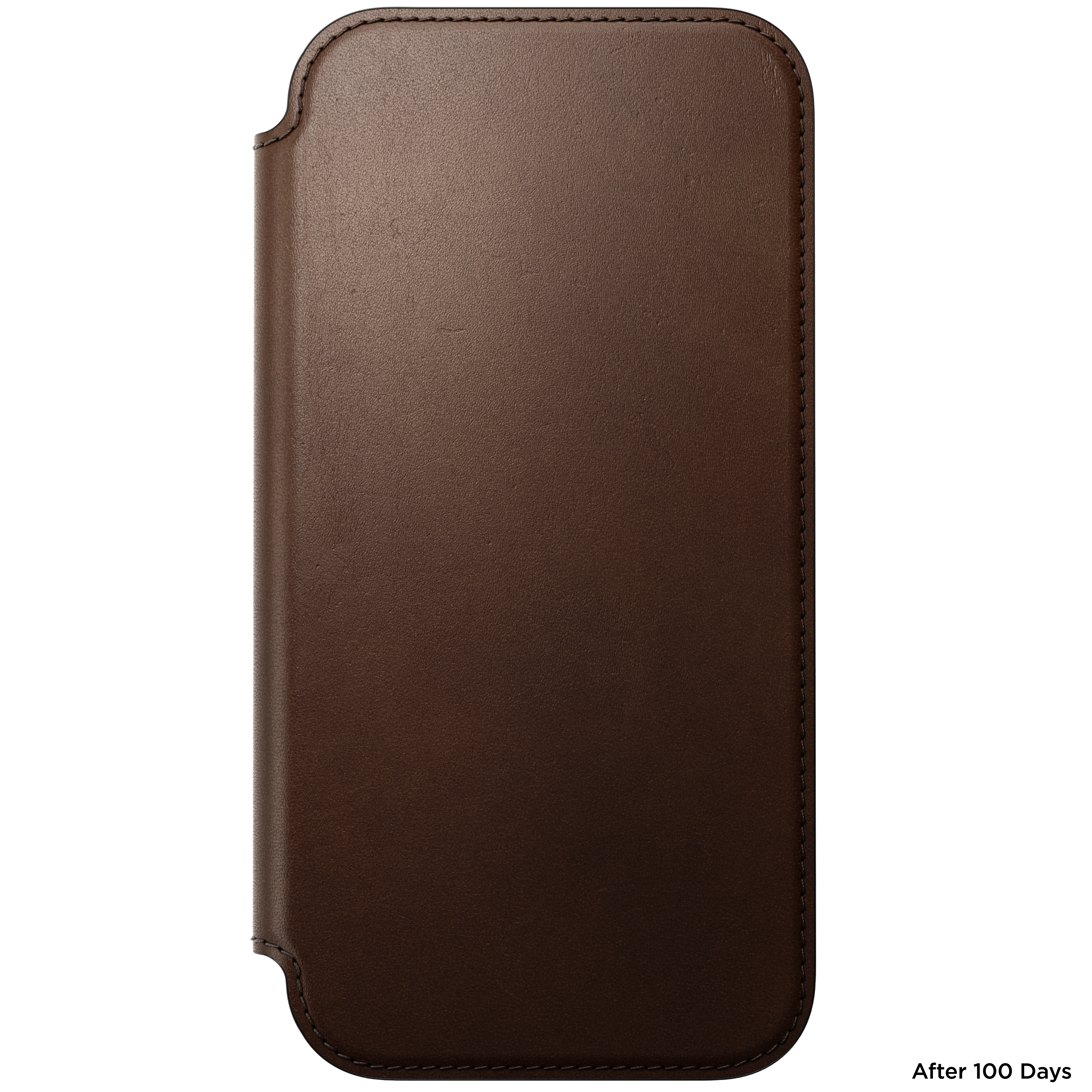 Modern Leather Folio Case for iPhone 18 Pro Max 6.9 in Brown Ecco - Nomad