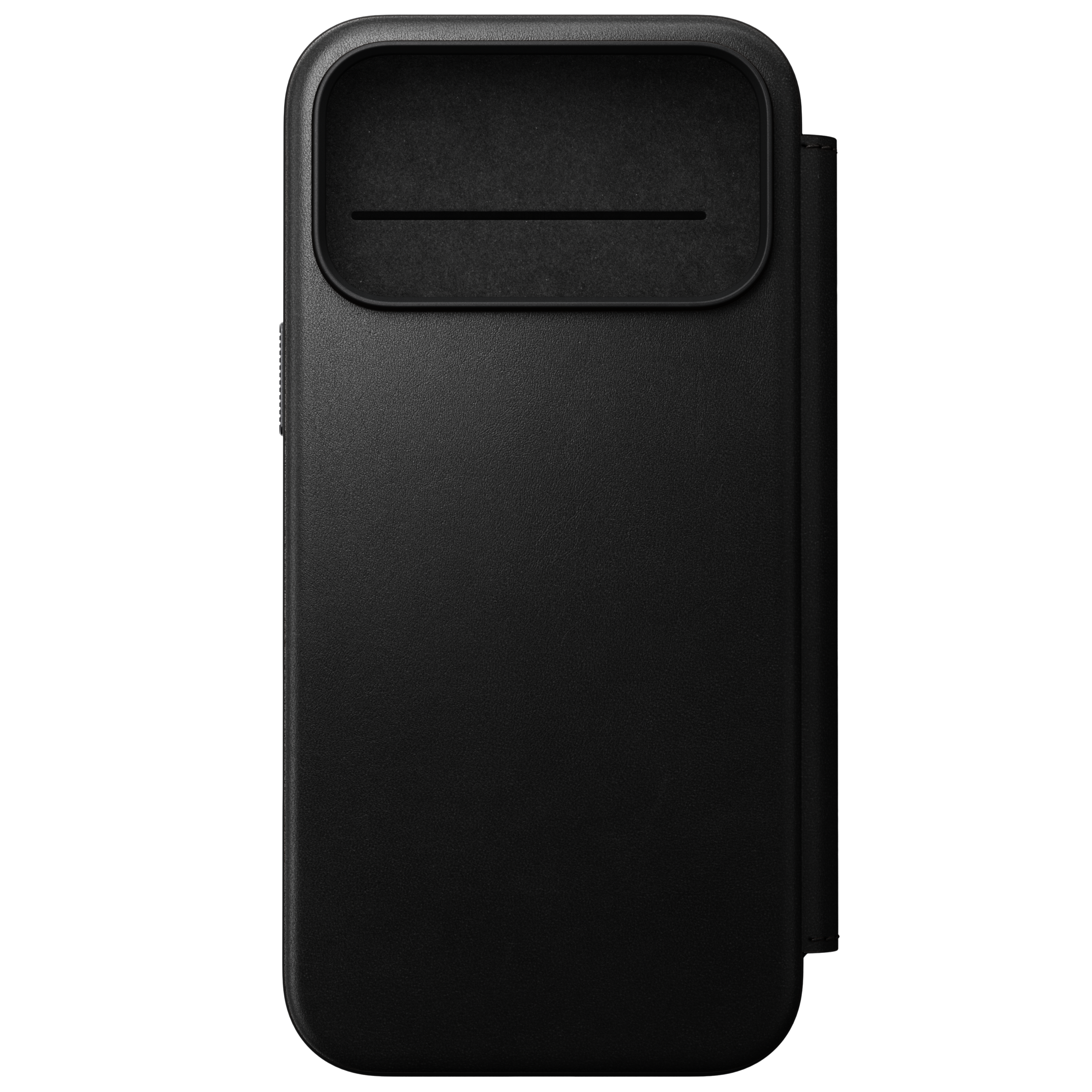 Modern Leather Folio Case for iPhone 18 Pro Max 6.9 in Black Ecco - Nomad